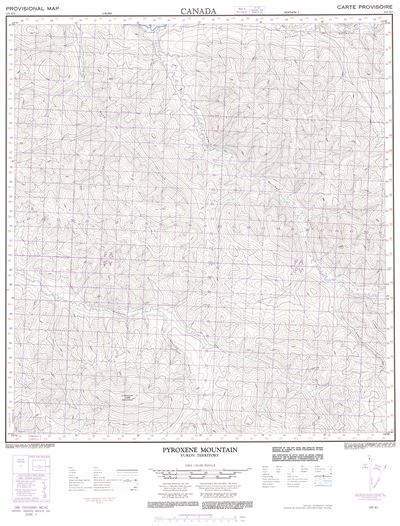 115O01 - PYROXENE MOUNTAIN - Topographic Map
