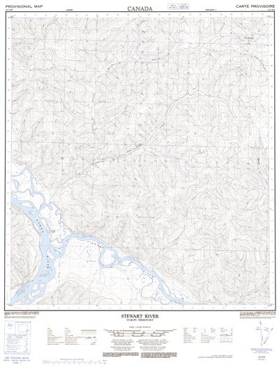 115O06 - STEWART RIVER - Topographic Map