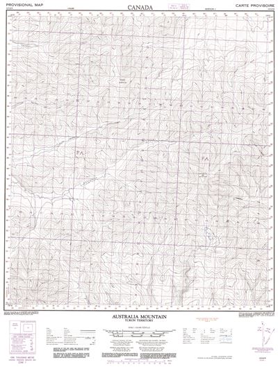 115O09 - AUSTRALIA MOUNTAIN - Topographic Map