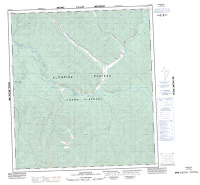 115O10 - GRANVILLE - Topographic Map