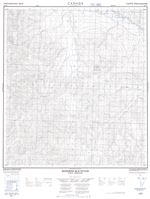 115O11 - REINDEER MOUNTAIN - Topographic Map