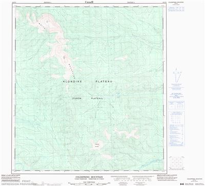 115P03 - COLDSPRING MOUNTAIN - Topographic Map