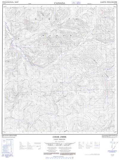 115P14 - CLEAR CREEK - Topographic Map