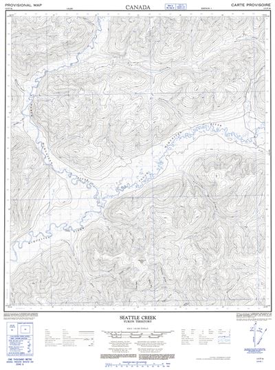 115P16 - SEATTLE CREEK - Topographic Map