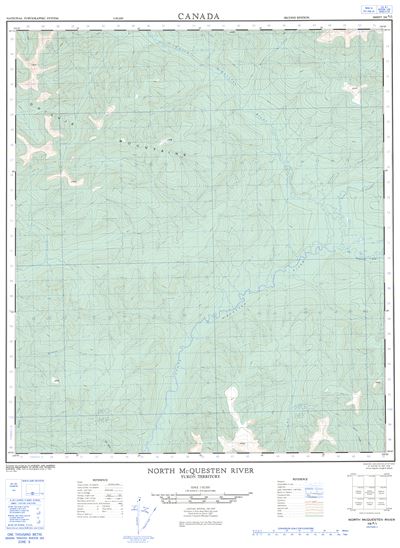 116A01 - NORTH MCQUESTEN RIVER - Topographic Map