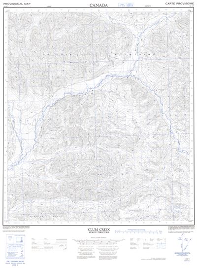 116A03 - CLUM CREEK - Topographic Map