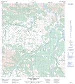 116A14 - WEST HART RIVER - Topographic Map