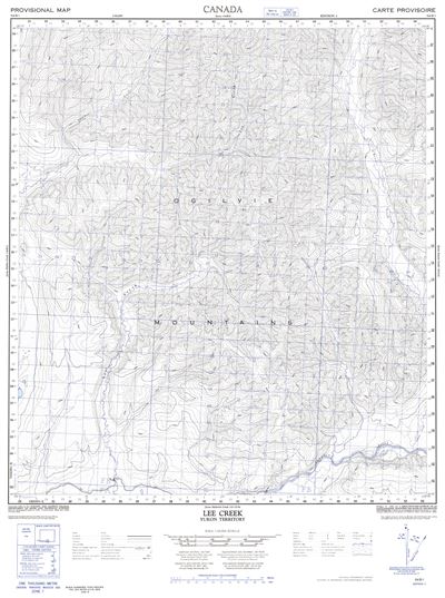 116B01 - LEE CREEK - Topographic Map