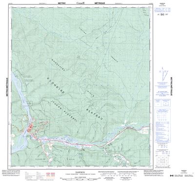 116B03 - DAWSON - Topographic Map
