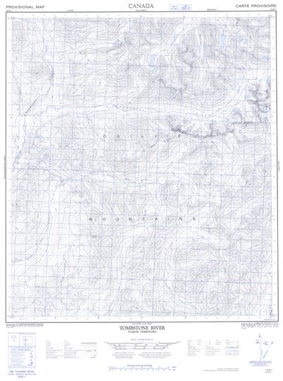 116B07 - TOMBSTONE RIVER - Topographic Map