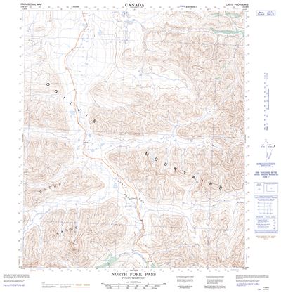 116B09 - NORTH FORK PASS - Topographic Map