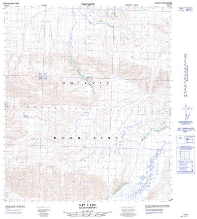 116B15 - KIT LAKE - Topographic Map