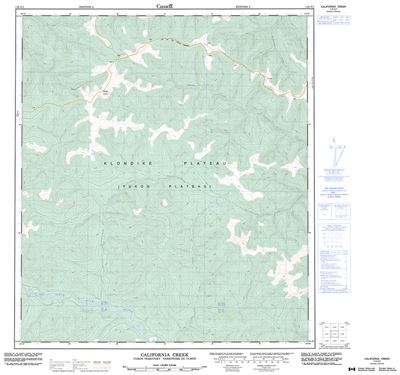 116C01 - CALIFORNIA CREEK - Topographic Map