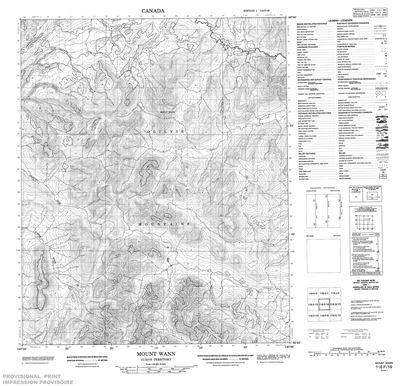 116F16 - MOUNT WANN - Topographic Map