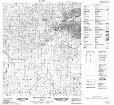 116G03 - MOUNT SKOOKUM JIM - Topographic Map