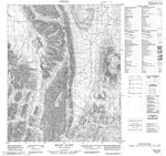 116G10 - MOUNT CLUETT - Topographic Map