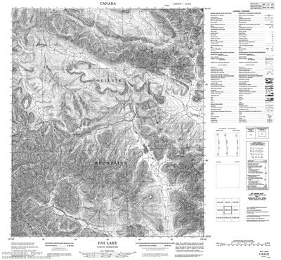 116H02 - PAT LAKE - Topographic Map
