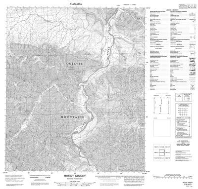 116H03 - MOUNT KINNEY - Topographic Map