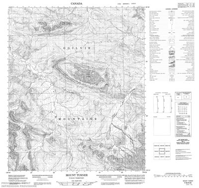 116H08 - MOUNT TURNER - Topographic Map