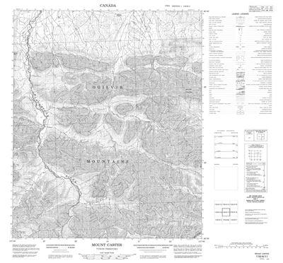 116H11 - MOUNT CARTER - Topographic Map