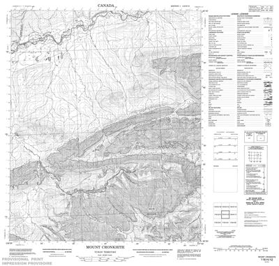 116H12 - MOUNT CRONKHITE - Topographic Map