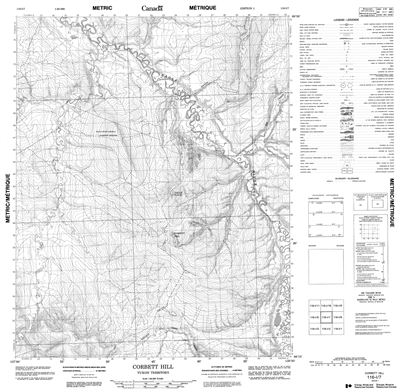 116I07 - CORBETT HILL - Topographic Map