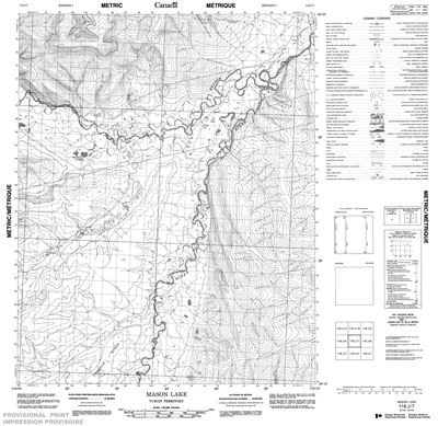 116J07 - MASON LAKE - Topographic Map