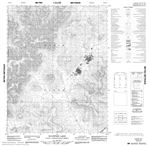 116K15 - BLUEFISH LAKE - Topographic Map