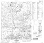 116N02 - BLUEFISH RIVER - Topographic Map
