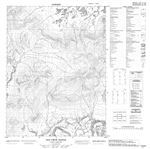 116N09 - OLD CROW RANGE - Topographic Map