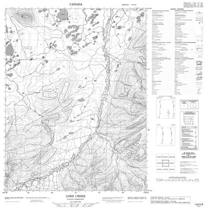116O06 - LORD CREEK - Topographic Map