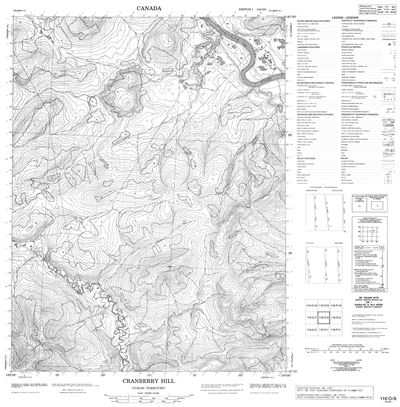 116O08 - CRANBERRY HILL - Topographic Map