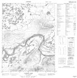 116O10 - CADZOW LAKE - Topographic Map