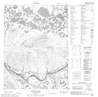 116O11 - NOTHLAH HILL - Topographic Map