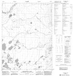 116O15 - CHUNGKUCH LAKE - Topographic Map