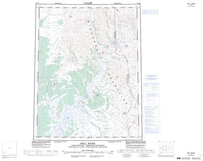 116P - BELL RIVER - Topographic Map