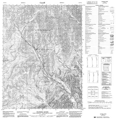116P11 - WATERS RIVER - Topographic Map