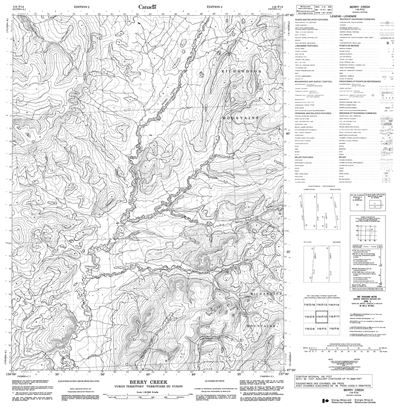 116P12 - BERRY CREEK - Topographic Map