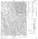 116P15 - VUNTA CREEK - Topographic Map