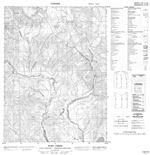 116P16 - SCHO CREEK - Topographic Map