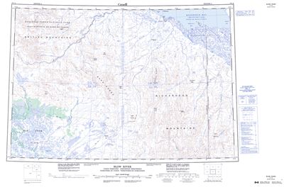 117A - BLOW RIVER - Topographic Map