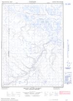 117A09E - MOUNT DAVIES GILBERT - Topographic Map