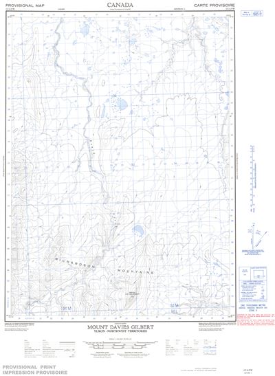 117A09W - MOUNT DAVIES GILBERT - Topographic Map