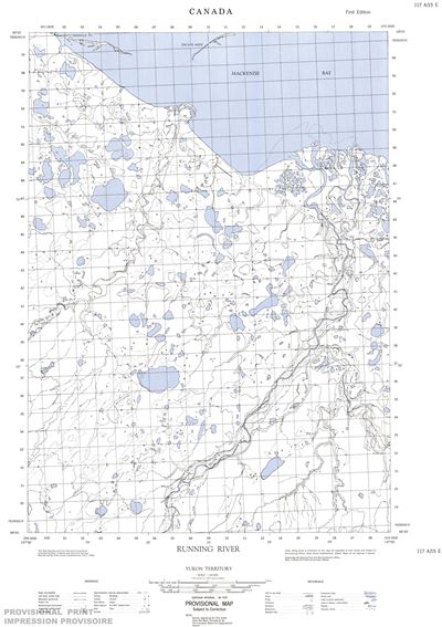 117A15E - RUNNING RIVER - Topographic Map