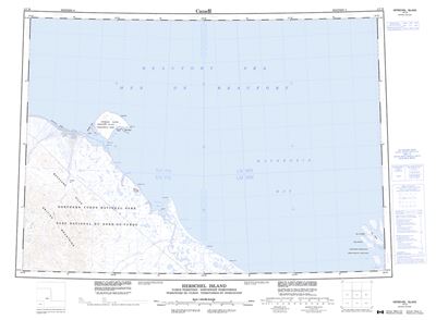 117D - HERSCHEL ISLAND - Topographic Map