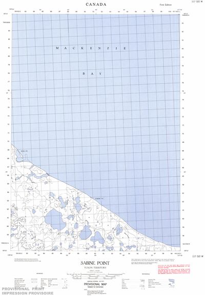 117D02W - SABINE POINT - Topographic Map