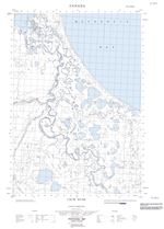 117D03E - CROW RIVER - Topographic Map
