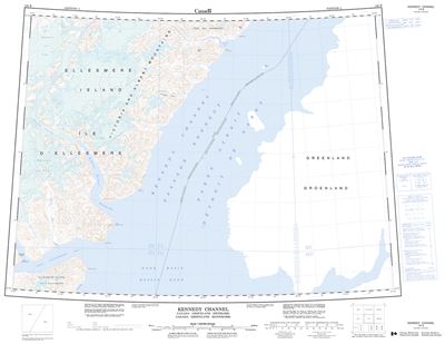 120B - KENNEDY CHANNEL - Topographic Map