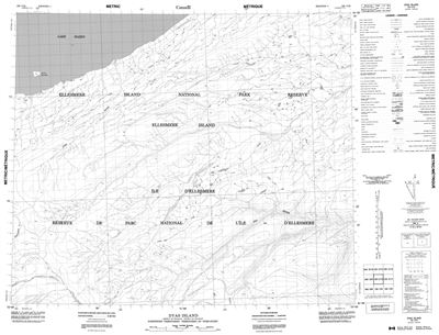 120C12 - DYAS ISLAND - Topographic Map