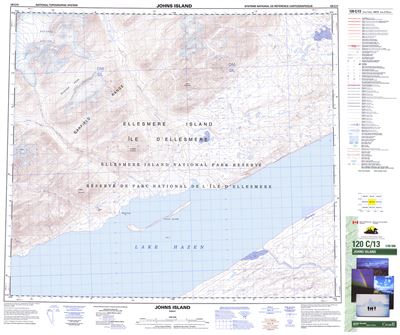 120C13 - JOHNS ISLAND - Topographic Map